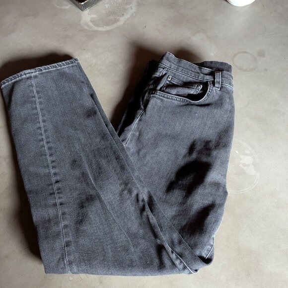 TOTEME Twisted Seam Washed Black Jeans 30 / 32 (best for US size 6 or 8) - Picture 16 of 16